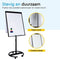 BRASQ Flipover Verrijdbaar Deluxe - 70x100 cm - Verstelbaar - Magnetisch - Zwart