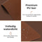 Castagnola - Lederlook Placemat - Antislip Waterafstotend 45x30 cm - Bruin
