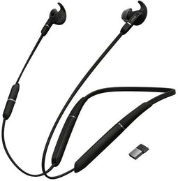 Jabra Evolve 65e - Draadloze in-ear headset - UC-gecertificeerd - Zwart