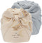 Konges Sløjd - 2 Pack Bambi Bonnet - Rainbow Kitty/Pearl Blue - Tulban - Muts - Voor Kinderen - 0-3 Maand - Maat 0-3 mnd