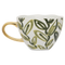 Urban Nature Culture - Good Morning cup - 350ml - handgeschilderd olijfgroen met gouden detail