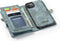 Caseme - vintage 2 in 1 portemonnee hoes - Geschikt voor iPhone 12 Mini - Blauw