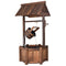 Coast gewenste fontein - Waterput met watervalfunctie - 58,5 x 51 x 117 cm - Bruin