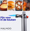 Malmoo Gasbrander - Professionele Creme Brulee Brander - Navulbaar - Zilver (1 stuk)