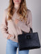 GUESS Janay Status Satchel - Handtas met portemonneetje - Zwart