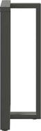 vidaXL - Bartafelpoten - 2 - st - T-vormig - 60x35x(100-101) - cm - staal - antraciet