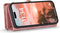 Caseme Geschikt voor iPhone 16 hoesje - Vintage 2 in 1 portemonnee - Roze