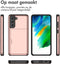 iMoshion Hoesje Geschikt voor Samsung Galaxy S21 FE Hoesje - Ruimte voor 2 pasjes - iMoshion Backcover met pasjeshouder - Rosé Goud