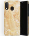 Selencia Hoesje Geschikt voor Samsung Galaxy A20e - Selencia Maya Fashion Backcover - geel