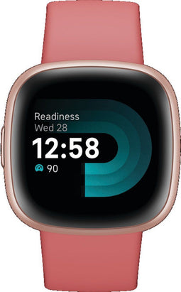 Fitbit Versa 4 - Smartwatch - Ingebouwde GPS en 40+ trainingsmodi - Rosé Goud