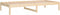 vidaXL - Slaapbank - zonder - matras - 80x200 - cm - massief - grenenhout