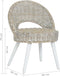 Fauteuil kubu rattan wit