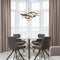 Globo Tuberius - Hanglamp - G9 - Ø 65cm - Messing zwart - 56141-8H