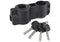 Master Lock 8274EURDPRO - Beugelslot met Kabel 210mm x 13mm - Extra veilig - Zwart