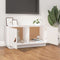 vidaXL - Tv-meubel - 80x34x40 - cm - massief - grenenhout - wit