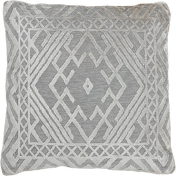 J-Line kussen Vende - polyester - zilver