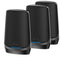 Netgear Orbi RBKE963B - Mesh WiFi 6E-systeem - Quad-band tot 830 m2 dekking - Black Edition (3 stuks)