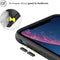 iMoshion Hoesje Geschikt voor iPhone Xr Hoesje Shockproof - iMoshion Rugged Hybrid Carbon Case - zwart