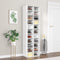 vidaXL - Schoenenkast - 22 vakken - 54x34x183 cm - hoogglans wit