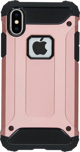 iMoshion Hoesje Geschikt voor iPhone X Hoesje - iMoshion Rugged Xtreme Backcover - Rosé