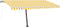 vidaXL - Luifel - automatisch - met - LED - en - windsensor - 400x300 - cm - geel - en - wit