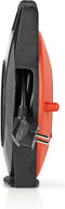 Nedis Stroomhaspel - Randaarde stekker - 10.0 m - 3200 W - 16 A - Soort aarding: Zijcontacten - 230 V AC 50/60 Hz - Hoek van stopcontact: 90 ° - H05VV-F 3G 1,5 mm² - Zekering: Ja - Oranje / Zwart