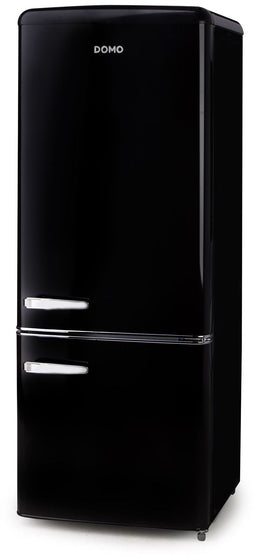 DOMO DO91706R - Retro Koelkast - 191L inhoud - Zwart