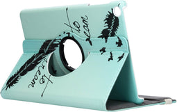 Tablet Hoes Geschikt voor Samsung Galaxy Tab A 10.1 (2019) - 360° Draaibare Design Bookcase - Meerkleurig /Dare To Dream