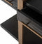 Richmond Dressoir Cambon 3-Laden Dark Coffee