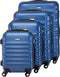Rome Trolley Kofferset - 4-delig - ABS - Blauw