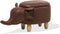ELEPHANT - Hocker - Donkerbruin - Kunstleer