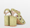 POSH by Poelman BO - Dames Sandalen met hak - Imitatiesuède - Mint Groen - Maat 40