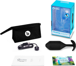 B-Vibe - Vibrerende Snug Plug 5 (XXL) Zwart