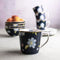 Laura Ashley Heritage Collectables Mokken set van 4 - Geschenkset - Midnight - 32 cl.