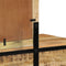 vidaXL - Kaptafel - 100x40x75/120 - cm - Massief - Hout - Ruw - Mango