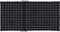 vidaXL - Stoelkussens - 4 - st - lage - rug - ruitpatroon - stof - zwart