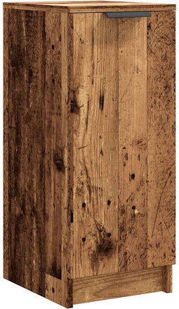 vidaXL - Schoenenkast - 29,5x35x70 - cm - bewerkt - hout - oud - houtkleurig