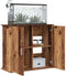 vidaXL - Aquariumstandaard - 81x36x73 - cm - bewerkt - hout - oud - houtkleurig