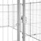 vidaXL - Hondenkennel - 21,78 - m² - gegalvaniseerd - staal