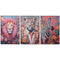 Schilderij Home ESPRIT Dier Modern 82 x 4 x 122 cm (3 Stuks)