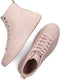 Guess Invyte - Hoge sneakers - Gladleer - Roze (40)
