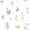 Noordwand Behang Evergreen Herbs And Flowers wit