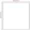 vidaXL - Shaggy - Tapijt - met - Latex - Achterkant - Donkergrijs - 120x120 - cm