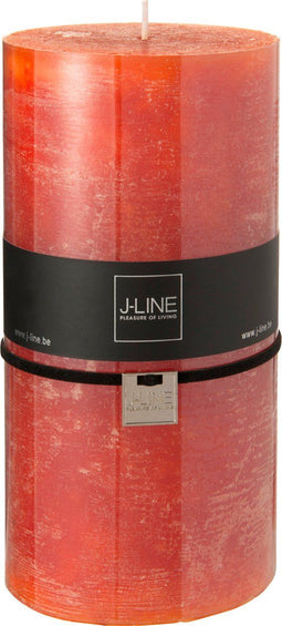 J-Line cilinderkaars - roest - XXL - 150U - 6 stuks