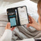 iMoshion Hoesje Geschikt voor Samsung Galaxy S23 FE Hoesje Met Pasjeshouder - iMoshion Design Bookcase smartphone - Zwart / Sky Black