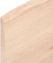 vidaXL - Wandschap - 60x40x2 - cm - onbehandeld - massief - eikenhout