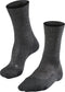 FALKE TK2 Wool - Wandelsokken - Medium padding Merinowol - Grijs