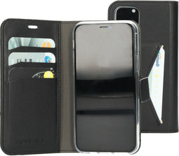 Mobiparts iPhone 11 Pro - Classic Wallet Case - Ruimte voor pasjes - Zwart