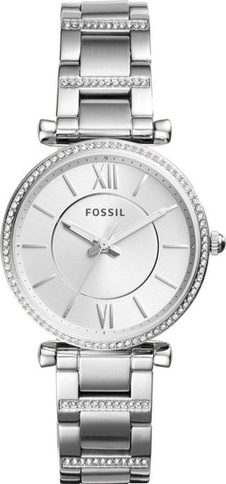 Fossil ES4341 - Dameshorloge 35 mm - Quartz - Zilverkleurig