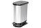 Rotho Paso - Pedaalemmer - 50 l - Zilver Metallic